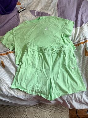 Nike Mint Green Athleisure Matching Set